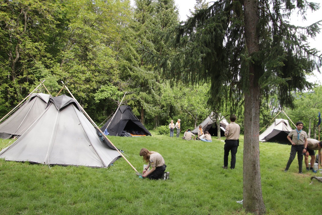 Ein Zeltlager auf unserem Gelände